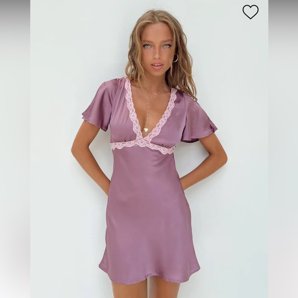Princess Polly Dresses & Skirts - Princess Polly jaron mini dress mauve
